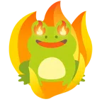 Frosch + Feuer