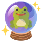 Frosch + Kristallkugel