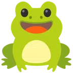 Frosch + grinsendes Gesicht