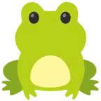 Frosch + Gesicht ohne Mund
