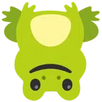 Frosch + umgekehrtes Gesicht