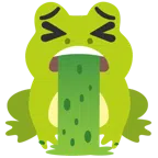 Frosch + kotzendes Gesicht