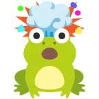 Frosch + explodierender Kopf