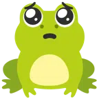 Frosch + bettelndes Gesicht