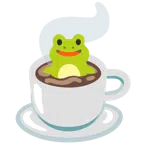Frosch + Heißgetränk