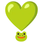 Frosch + Herz als Ausrufezeichen