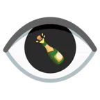 ojo + botella descorchada
