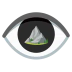ojo + montaña