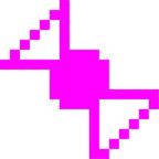 Computerspiel-Monster + Bonbon