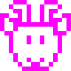 Computerspiel-Monster + Ziege