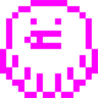 Computerspiel-Monster + Oktopus