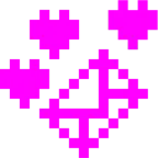 Computerspiel-Monster + Liebesbrief