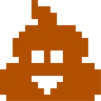 Computerspiel-Monster + Kothaufen