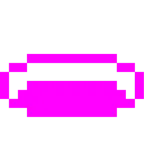 Computerspiel-Monster + Loch