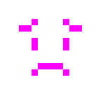 Computerspiel-Monster + besorgtes Gesicht