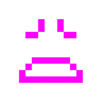 Computerspiel-Monster + erschöpftes Gesicht