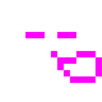 Computerspiel-Monster + schläfriges Gesicht