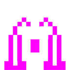 Computerspiel-Monster + heulendes Gesicht
