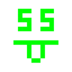 Computerspiel-Monster + Gesicht mit Dollarzeichen