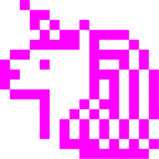 Computerspiel-Monster + Einhorn