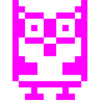 Computerspiel-Monster + Eule