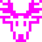 Computerspiel-Monster + Hirsch