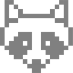 Computerspiel-Monster + Waschbär