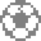 Computerspiel-Monster + Fußball