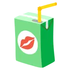 marca de beso + tetrabrik