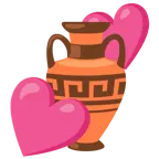 dos corazones + ánfora