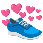 Herz mit Pfeil + Sportschuh