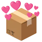 Herz mit Pfeil + Paket