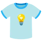 lâmpada + camiseta