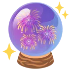 Kristallkugel + Feuerwerk