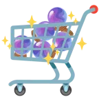 Kristallkugel + Einkaufswagen