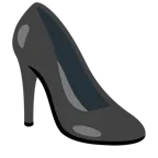 schwarzes Herz + Stöckelschuh
