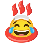 وجه بدموع فرح + ينابيع ساخنة