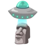 disco volante + Moai