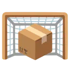 ゴールネット + 荷物