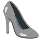 graues Herz + Stöckelschuh