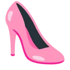 pinkes Herz + Stöckelschuh