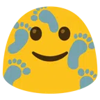 bacchetta magica + impronta di piedi