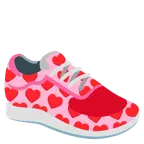 palo de corazones + zapatilla deportiva