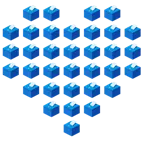palo de corazones + urna con papeleta