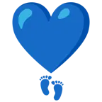 exclamación de corazón + huellas de pies