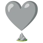 exclamación de corazón + montaña