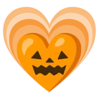 wachsendes Herz + Halloweenkürbis