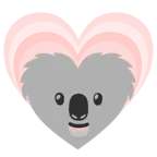 wachsendes Herz + Koala