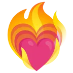wachsendes Herz + Feuer