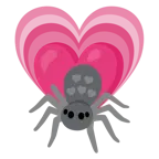 wachsendes Herz + Spinne